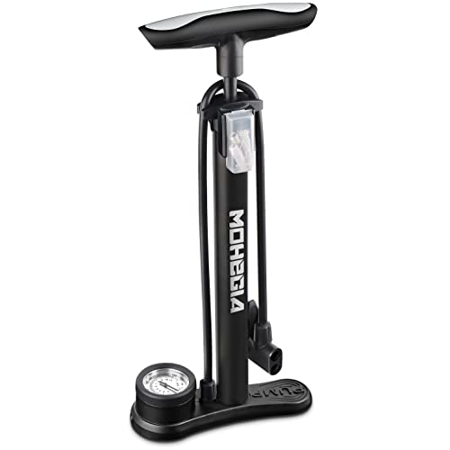 MOHEGIA Bike Pump with Gauge & 160 PSI