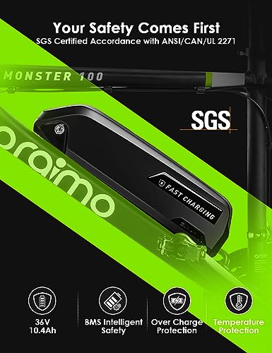 Oraimo 350W Electric Mountain Bike Shimano 21 Speed