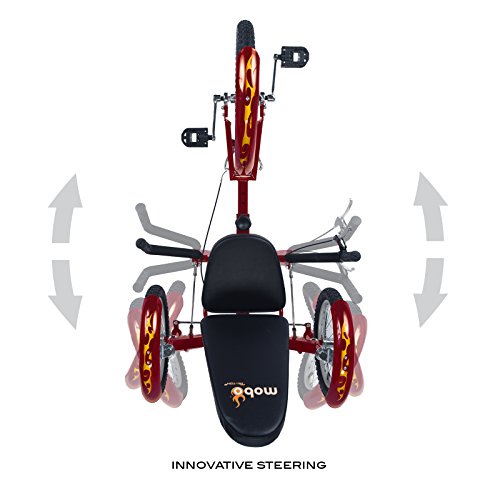 Red Recumbent Trike for Men & Women