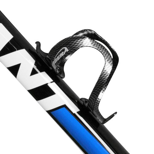 Ibera Lightweight Aluminum Bike Bottle Cage, Carbon