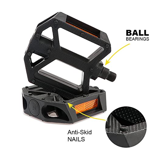 Reflective Mountain Bike Pedals 9/16