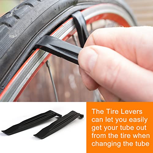 LotFancy 28" 700x35/37/38/40/42/43c Bike Tubes, Packof 2, 32mm Schrader Valve, 700c Road Bicycle Tire Tube
