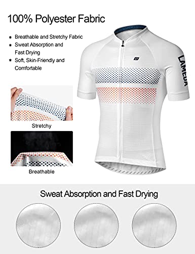 Men's Reflective Cycling Jersey - Lightweight & Breathable
