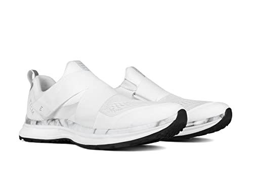 Women's White Marble Cycling Shoes - SPD Compatible