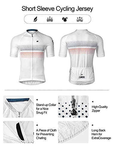 Men's Reflective Cycling Jersey - Lightweight & Breathable