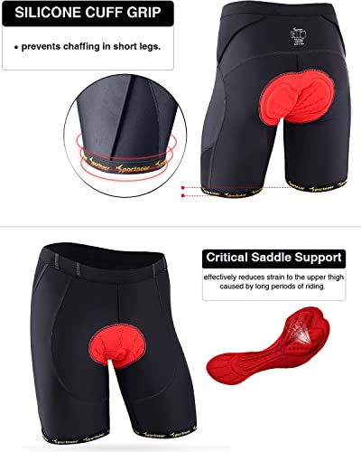Men's Padded Cycling Shorts - Large