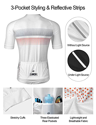 Men's Reflective Cycling Jersey - Lightweight & Breathable
