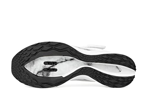 Women's White Marble Cycling Shoes - SPD Compatible