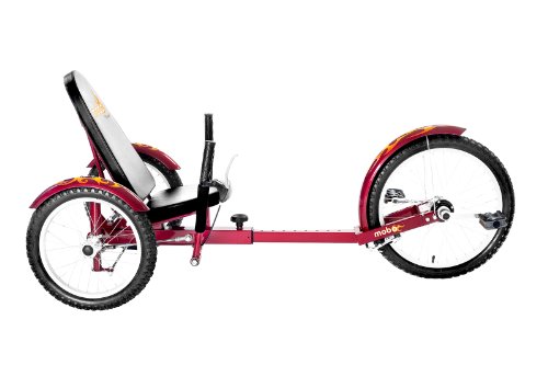 Red Recumbent Trike for Men & Women