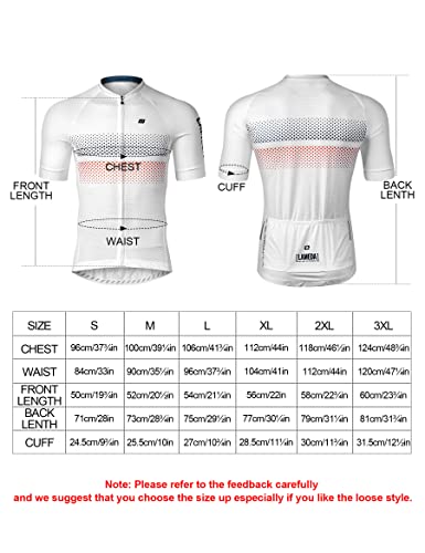 Men's Reflective Cycling Jersey - Lightweight & Breathable