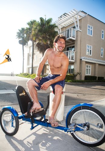 Red Recumbent Trike for Men & Women