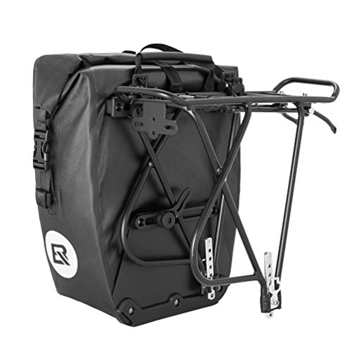 ROCKBROS Waterproof Bike Panniers - Black (x2)