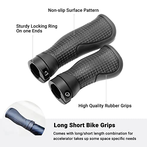 Himiway Non-Slip Bike Handlebar Grips for Ebike