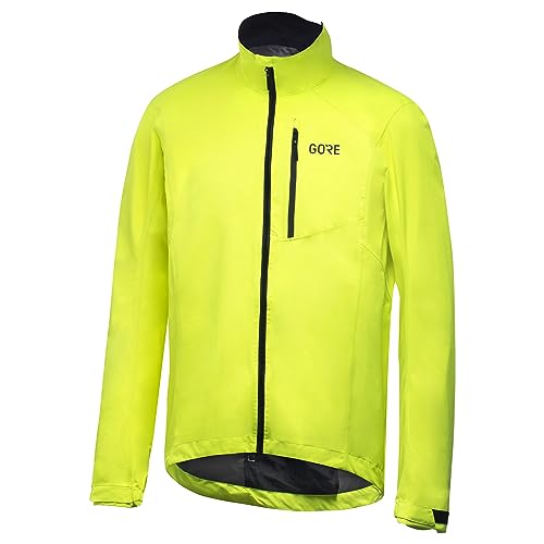 GORE WEAR Men's Gore-tex Cycling Jacket, Neon Yellow