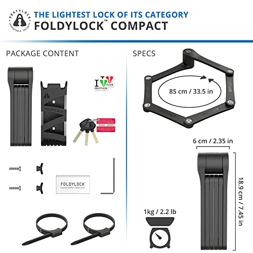 FoldyLock: Lightweight & Secure Bicycle Lock