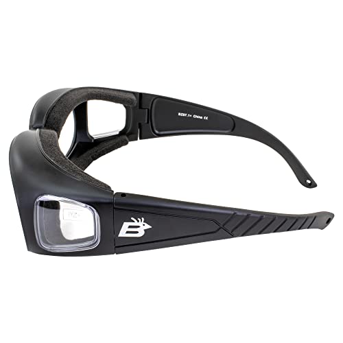 Swallow Fit Over Motorcycle Glasses (Clear)
