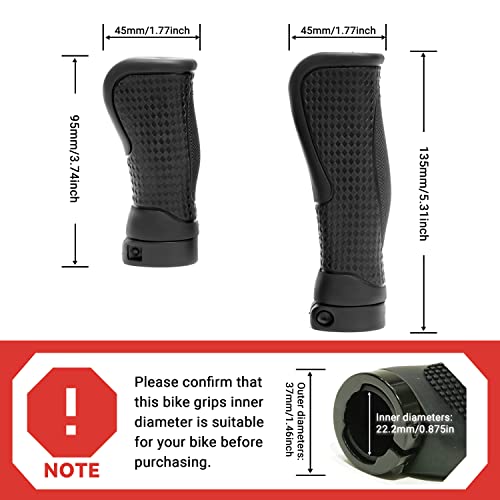 Himiway Non-Slip Bike Handlebar Grips for Ebike