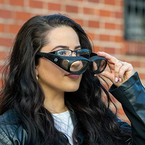 Swallow Fit Over Motorcycle Glasses (Clear)