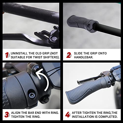 Himiway Non-Slip Bike Handlebar Grips for Ebike