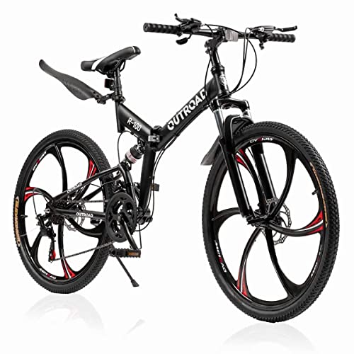 Folding 26 Inch Dual Suspension Mountain Bike