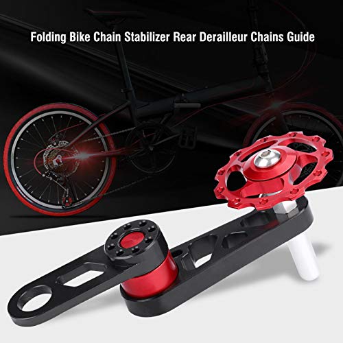 Folding Bike Chain Stabilizer with Derailleur Guide