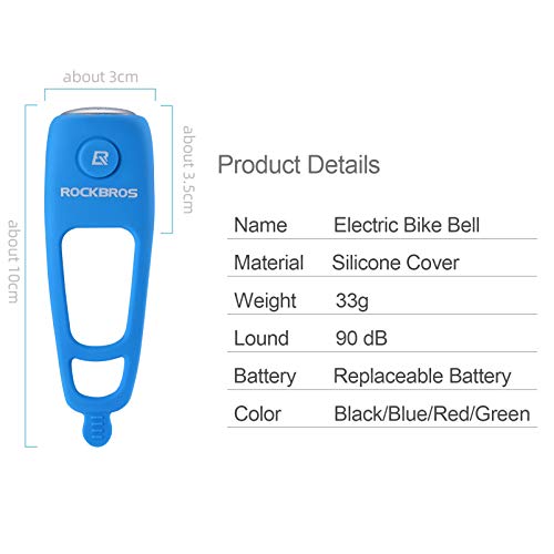 ROCKBROS Electric Bike Bell - 3 Modes