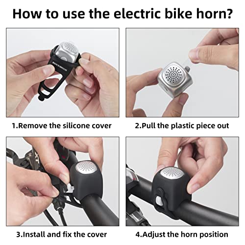 ROCKBROS Electric Bike Bell - 3 Modes
