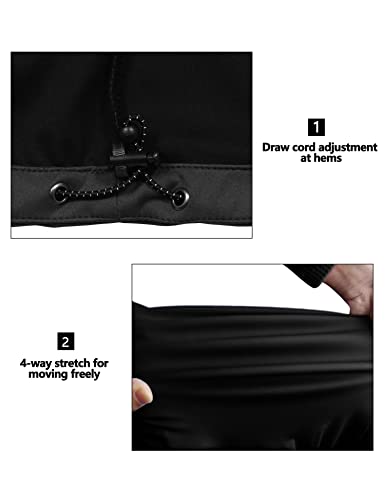 Women's Windproof Softshell Cycling Vest - Black