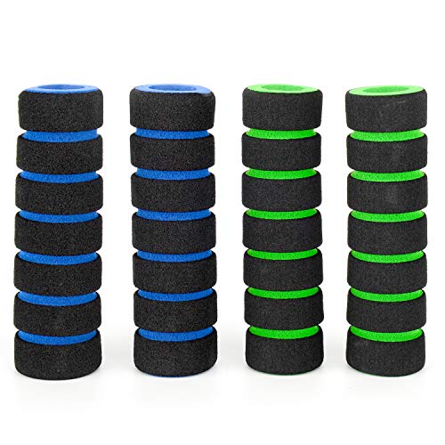 2 Pairs Bicycle Bike Foam Handlebar Cover Handle Bar Foam Grips Sponge Non-Slip Handle Grips for Bike Racing Bicycle Motorcycle