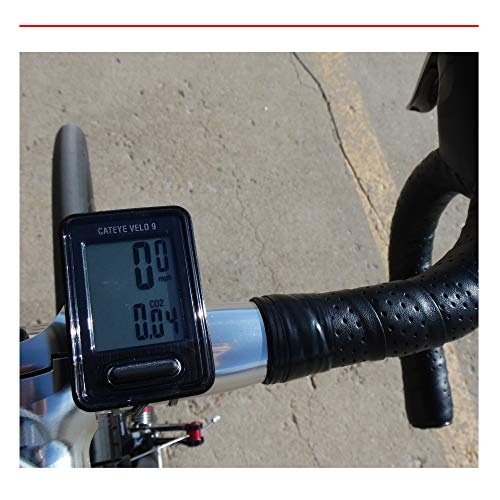 CAT EYE Velo 9: White Wired Bike Computer