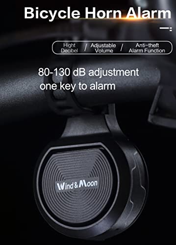 Electric Bike Horn with Anti-Theft Alarm