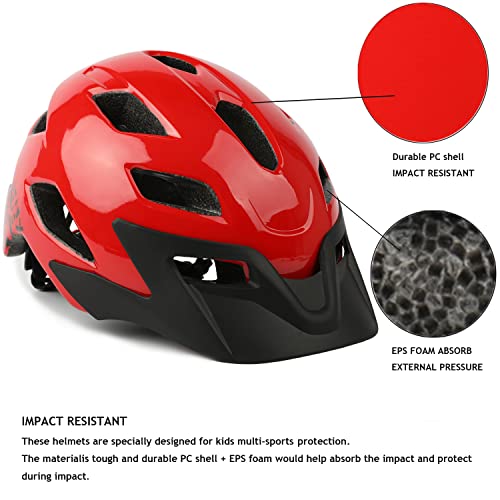 Exclusky Adjustable Kids Bike Helmet
