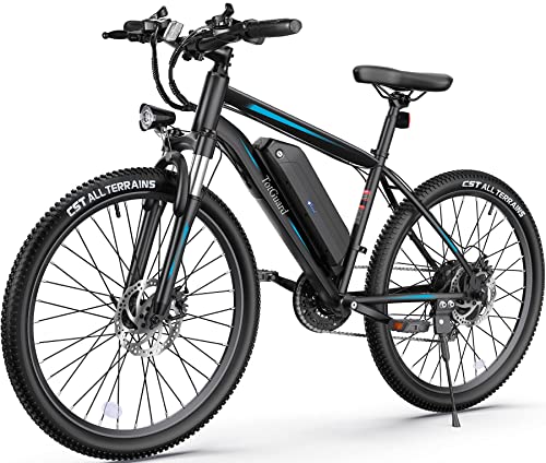 27.5" Wooken Electric Mountain Bike with 500W Motor