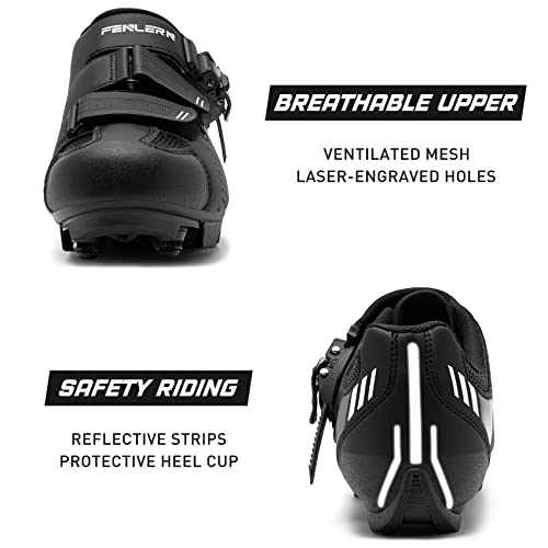 FENLERN Men's MTB Shoes with Ratchet Buckle