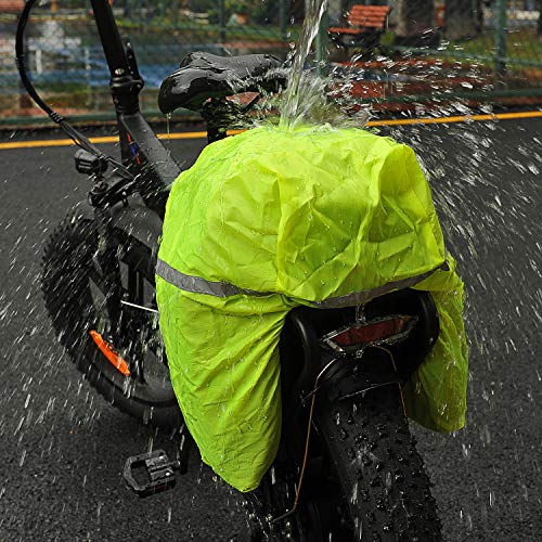 ENGWE Bike Rack Bag Trunk Bag Waterproof Carbon Leather Bicycle Rear Seat Cargo Bag Rear Pack Trunk Pannier Handbag（Capacity 17L-35L）