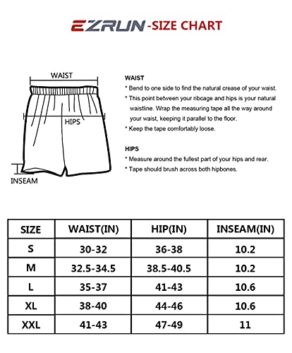 EZRUN Men's 3D Padded MTB Shorts - Grey/Black