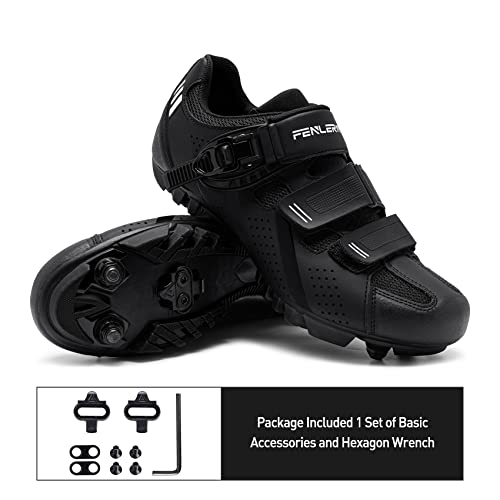 FENLERN Men's MTB Shoes with Ratchet Buckle