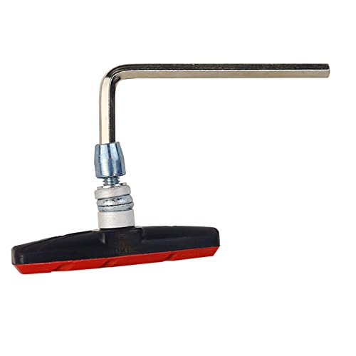 WIROJ 2 Pairs (4 Pieces) MTB Bike Cycle Bicycle Rubber V-Brake Pads No-Noise No-Skid, 70mm (Blue)