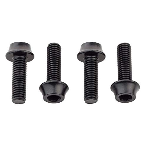 Wolf Tooth Anodized Bottle Cage Bolts - Black (4pcs)