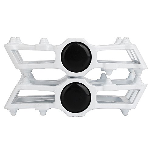 White Aluminium CNC Bike Pedals for MTB BMX