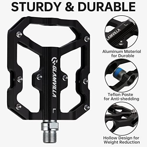 Wide MTB Pedals with Sealed Bearings