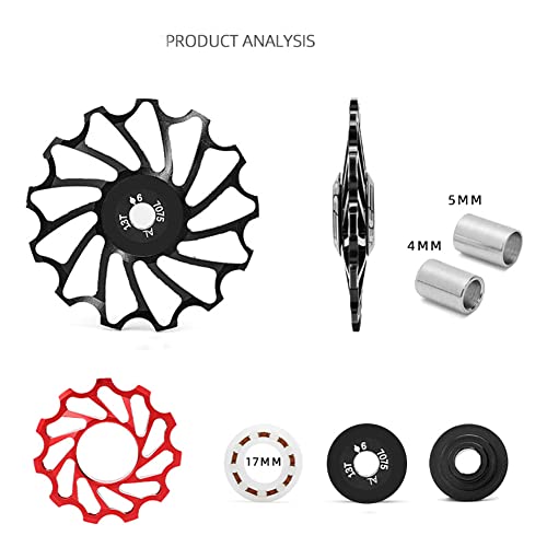 Colorful Ceramic Rear Derailleur Jockey Wheel - 11T