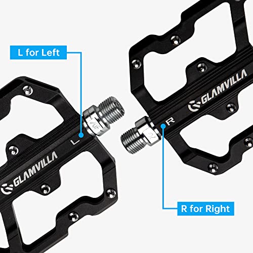 Wide MTB Pedals with Sealed Bearings