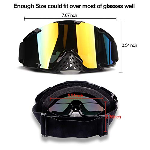 Windproof Motorcycle Goggles for Dirt Bike Riding