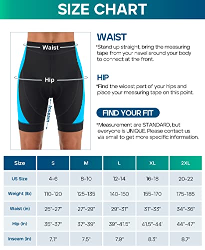 Women's 4D Padded Cycling Shorts - Black