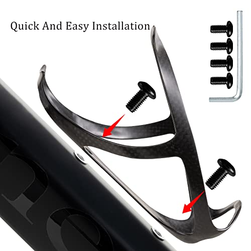 Carbon Water Bottle Holder for Road/Mountain Bikes