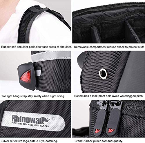 Waterproof Bike Trunk Bag - 12L Capacity