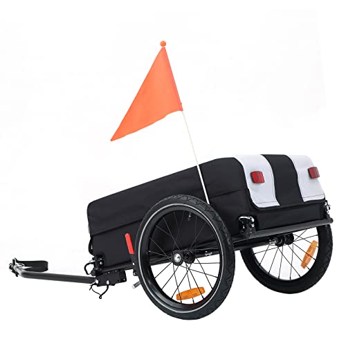 Cargo Bike Trailer with Water Resistant Cover