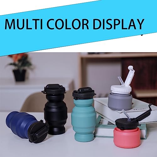 Collapsible Leak-Proof Silicone Water Bottle - 11oz
