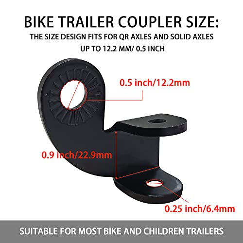 Bike Trailer Coupler for Kids - Black